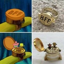 Anillo BFF Bob Esponja